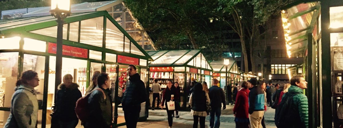 ニューヨーク冬の風物詩 ブライアントパークのウィンターヴィレッジ！