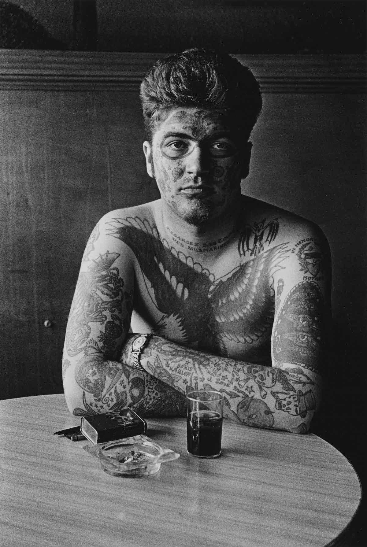Jack Dracula at a Bar, New London, Conn. 1961